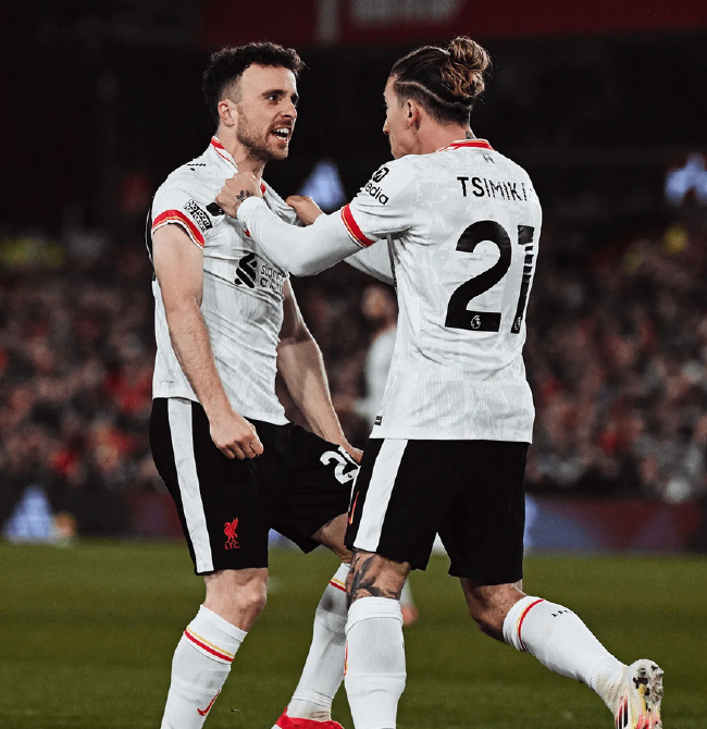 若塔替补22秒破门 创利物浦队史纪录